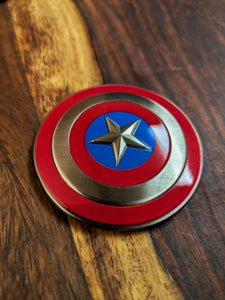 Full Metal Captain America Shield (2.5")